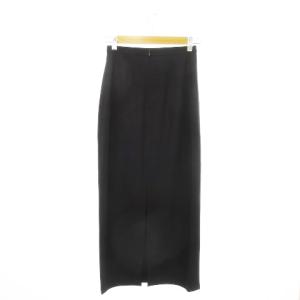 JIL SANDER タイトスカート ナロー ロング マキシ バックスリット 38 S 黒 ブラック /MN24 GY18