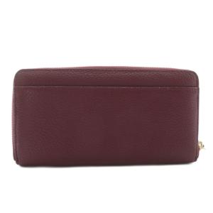 kate spade new york 長財布 牛革 レザー ラウンドファスナー リボン ロゴ ボルドー PWRU4854 /XZ GY18