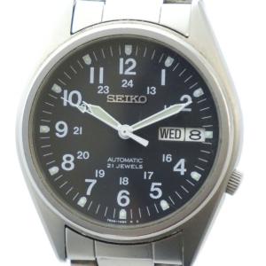 7826-3060 腕時計 ウォッチ 自動巻き 21石 デイデイト カレンダー付き 黒文字盤 シルバー色