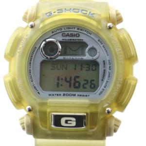 DW-9000K 腕時計 ウォッチ クォーツ ロゴ デジタル カレンダー付き 黄 イエロー GY18 /MQ