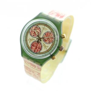SWATCH SCG108 腕時計 ウォッチ クォーツ クロノグラフ ロゴ マルチカラー GY18 /MQ