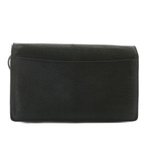 COACH ショルダーバッグ ショルダーウォレット レザー ロゴ ゴールド金具 黒 ブラック F30256 /XZ