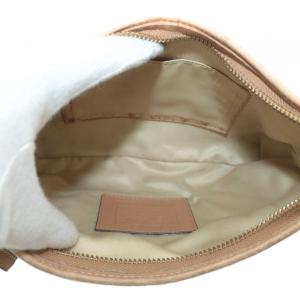 COACH ショルダーバッグ キャンバス レザー ミニシグネチャー 総柄 茶色 ブラウン 11268 /XZ GY18