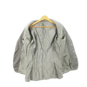 GUCCI シングルスーツ セットアップ 上下 テーラードジャケット 総裏地 スラックス ウール ストライプ 46R
