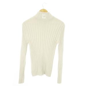 ARMANI JEANS AJ ニットブルゾン スタンドカラー ジップアップ リブ ロゴ グログランテープ M ベージュ /AO17