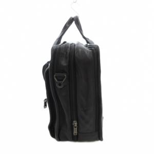 TUMI エクスパンダブル オーガナイザー ブリーフケース ビジネスバッグ ショルダー 2WAY レザー ロゴ 黒