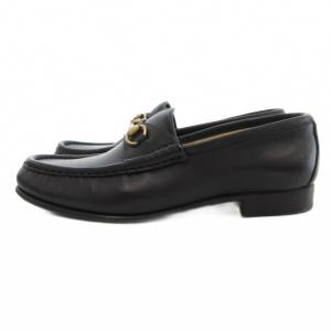 GUCCI ホースビットローファー 37.5 ブラック