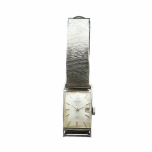 SEIKO 2118-3210 腕時計 ウォッチ 手巻き 21石 カレンダー付き クエア シルバー色 GY18 /MQ