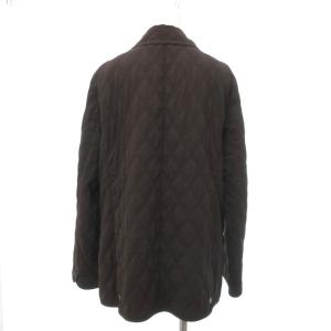 BURBERRY LONDON 中綿 キルティング ジャケット 裏ノバチェック 9 ブラウン /UO GY18