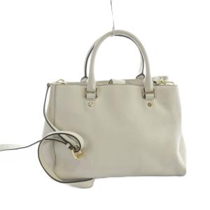 MICHAEL KORS ハンドバッグ ショルダー 2WAY レザー ロゴ アイボリー GY18 /MQ