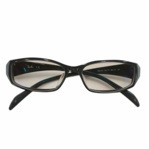 眼鏡 サングラス 度入り セルフレーム グラデーション ロゴ 5616-145 黒 ブラック RB2142