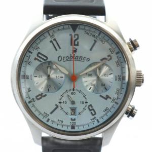 OR-0021 腕時計 ウォッチ クォーツ クロノグラフ カレンダー付き シルバー色 GY18 /MQ