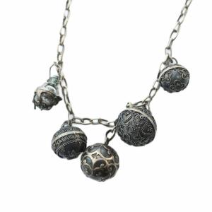 N.HOOLYWOOD ガムランボール ネックレス シルバーカラー