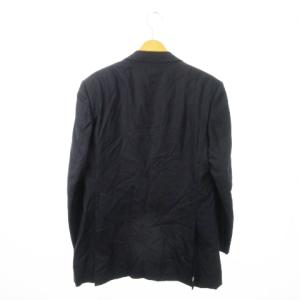 BURBERRY LONDON シングルスーツ セットアップ 2点セット テーラードジャケット 総裏地 スラックス ウール A6 紺 ネイビー