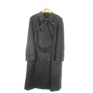 トレンチコート ライナー付き 裏ノバチェック 92 ブラック