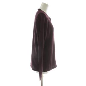 Salvatore Ferragamo アンサンブル ニット カーディガン セーター セット ウール 長袖 半袖 クルーネック XL ボルドー