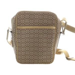 COACH 4274 ショルダーバッグ 斜めがけ キャンバス レザー マイクロシグネチャー ロゴ 茶 ブラウン GY18