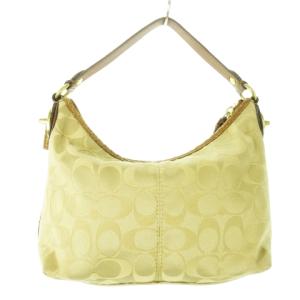 COACH ペイトン ハンドバッグ ミニ キャンバス レザー 革 シグネチャー ターンロック ベージュ 43462