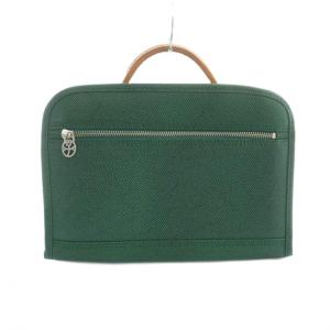CASTELBAJAC ハンドバッグ セカンドバッグ PVC レザー ロゴ 鍵付き 緑 グリーン GY11 /MQ