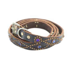 COMME des GARCONS HTC ビジュー スタッズ ナロー レザー ベルト