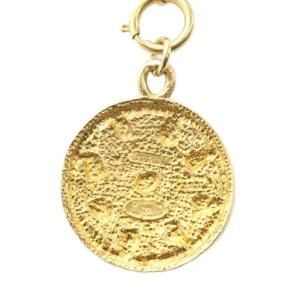 CHANEL ヴィンテージ ネックレス ココマーク メダリオン ゴールドカラー