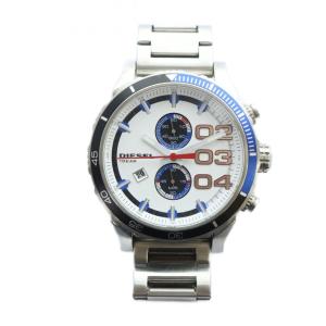 DIESEL DZ-4313 腕時計 ウォッチ クォーツ クロノグラフ カレンダー付き ラウンド シルバー色 GY18