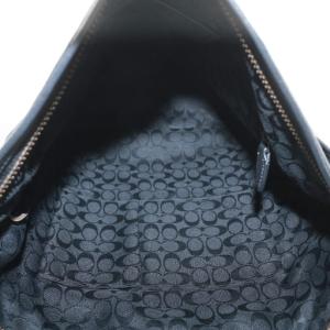 COACH ショルダーバッグ レザー バケツ型 ロゴ 型押し 黒 ブラック 32282 /XZ GY18