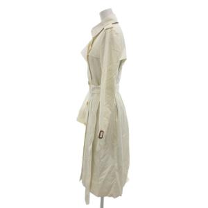 BURBERRY LONDON トレンチコート コート 38 ホワイト 白 ノバチェックライナー FRD87-195-03 /IU GY18