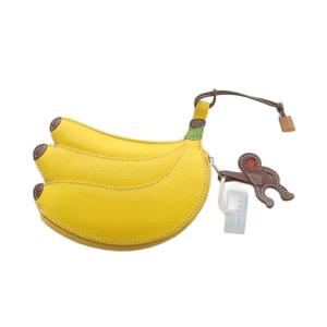 小銭入れ コインケース 小物入れ レザー バナナ フルーツ 黄 イエロー GY11 /MQ