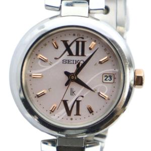 1B22-0AC0 ルキア 腕時計 ウォッチ ソーラー ローマン カレンダー付き デイト シルバー色 GY11