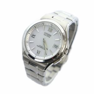 CITIZEN ATESSA アテッサ H110-T011331 腕時計 ウォッチ ソーラー 白文字盤 デイト カレンダー付き