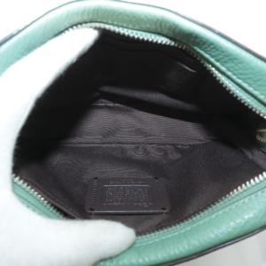 COACH × ディズニー Disney ショルダーバッグ レザー ティアナ ロゴ シルバー金具 緑 グリーン C3405