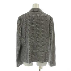 BURBERRY LONDON テーラードジャケット ブレザー 絹 シルク ウール混 シングル 3B 背抜き ノーベント 総柄 15ABR