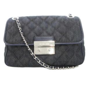 Sloan Large Quilted-Denim Shoulder Bag ショルダーバッグ ハンド
