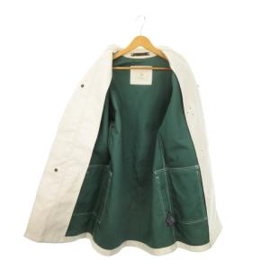 BEAUTY&YOUTH UNITED ARROWS ファイヤーマンコート ステンカラー フック コットン ハリ感 ボンディング L ベージュ /AH19 GY18