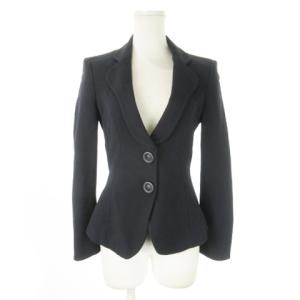 テーラードジャケット 総裏地 ストレッチ 38 S 紺 ネイビー /AO15 GY18