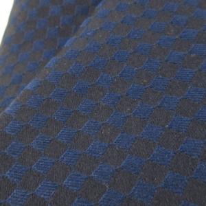 LOUIS VUITTON ネクタイ シルク ダミエ ネイビー