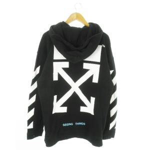 DIAGONAL SEEING THINGS ARROW HOODIE パーカー スウェット プルオーバー