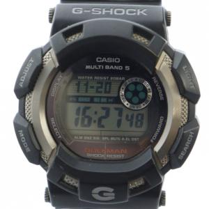 GW-9100 腕時計 ウォッチ ソーラー ロゴ デジタル カレンダー付き 黒 ブラック GY18 /MQ