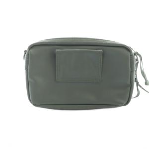 LUGGAGE LABEL 吉田カバン NEW LINER POUCH ポーチ 小物入れ ハンドバッグ レザー ロゴ カーキ 960-09525