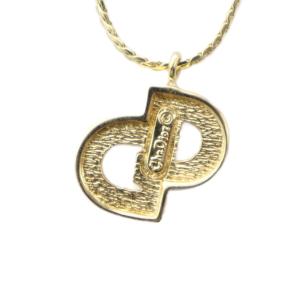 Christian Dior ブレスレット アクセサリー ロゴ ラインストーン ゴールド色 GY18 /MQ OH