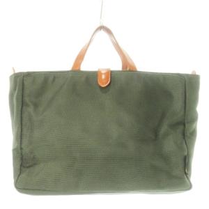 ハンドバッグ トートバッグ ナイロン キャンバス レザー 革 緑 カーキ /CK11 GY18