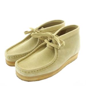 ワラビー ブーツ スエード レースアップ UK3 22cm ベージュ 500691 /XZ GY17