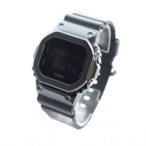 CASIO G-SHOCK GM-5600UB 腕時計 ウォッチ クォーツ デジタル ロゴ カレンダー付き デイト 黒 ブラック GY18