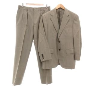 セットアップ ジャケット パンツ モヘヤ混 センタープレス AB4 グレージュ系 マルチカラー /UO