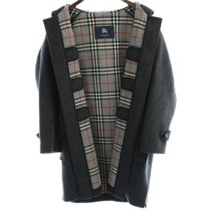 BURBERRY LONDON ダッフルコート S グレー チェック柄 BBC80-190-07