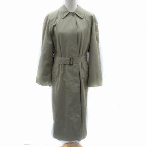 ステンカラーコート カーキ