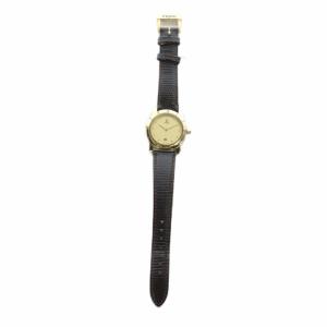 FENDI 810J 腕時計 ウォッチ クォーツ レザーベルト カレンダー付き ローマン ゴールド色 GY18 /MQ