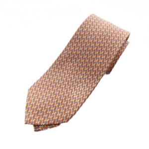 ネクタイ レギュラータイ ロゴ 総柄 絹 シルク 赤 レッド GY18 /MQ