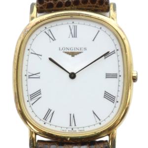 140 7424 腕時計 ウォッチ クォーツ 白文字盤 レザーベルト ゴールド色 GY18 /MQ